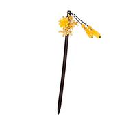 HAPINARY Épingle à Cheveux Traditionnelle Vintage Pompon Taille Unique, Accessoire Coiffure Des Coutumes Anciennes Pour Femmes, Style Hanfu, Fêtes Et Cérémonies