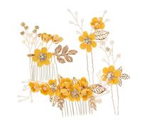 HAPINARY Épingles à Cheveux Fleur Peignes à Cheveux Fleur Accessoires Pour De Mariée De Peignes à Épingle à