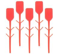 HAPINARY Étiquettes de Sécurité pour Extincteur 100 Pièces Joint en Plastique Rouge Scellés Invioables pour Usage Extérieur Sécurité Incendie