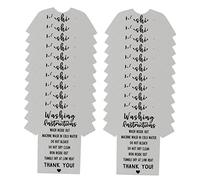 HAPINARY Étiquettes De Vêtements Guide De Lavage Fournitures pour Petites Entreprises Étiquettes Dentretien des Jupes
