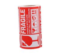 HAPINARY Étiquettes Fragile Autocollantes Avertissement Manipuler avec Précaution pour Colis et Cartons Stickers Expédition Auto Adhésifs Résistants