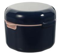 HAPINARY Étui à Prothèses Dentaires Portable Bleu Boîte de Rangement Compacte pour Appareil Dentaire Boîtier Respirant Léger Voyage et Soins Orthodontiques