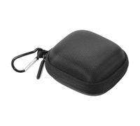 HAPINARY Étui de Voyage pour Rasoir Manuel Noir Protection Antichoc avec Compartiments Séparés Rangement Pratique pour Accessoires de Rasage Sac Cosmétique Portable pour Hommes