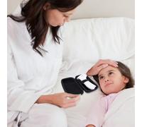 HAPINARY Étui Protection Anti-rayures Noir de Rangement en Eva Portable pour Thermomètre et Lanière, Maison Voyages
