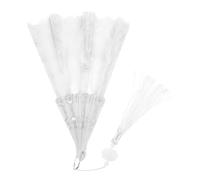 HAPINARY Éventail Pliant à Main Noir, Style Espagnol Vintage pour Mariage