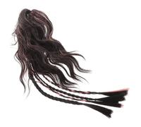 HAPINARY Extension de Queue de Cheval Tressée à Clips Perruque Tressée Colorée avec Éclaircissements Accessoire de Coiffure Pratique
