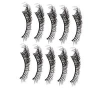 HAPINARY Faux Cils Bouclés Multi-couches Faux Cils Naturels Fausse De Eau Pour Yeux De Chat Et Yeux De Chat Pour Mariages Et Événements Spéciaux