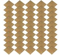 HAPINARY Fiches de Notes Vierges 50 Cartes de Placement pour Mariage en Papier Kraft Or pour Afficher Prix et Messages Lors D'événements et Banquets