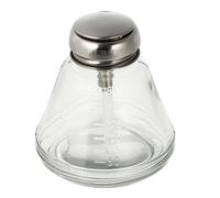 HAPINARY Flacon Pompe Vide 180ml Pour Dissolvant à Ongles En Verre Anti-statique Distributeur De Manucure Bouteille De Rangement Fermeture Étanche Pratique Pour Salon De Beauté