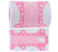 HAPINARY Formulaire Guide pour Nail Art Rose en Papier Adhésif, Outil Pratique et Facile à Utiliser pour Extension Gel Uv, pour Débutants et Amateurs de Manucure DIY