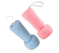 HAPINARY Gommage Corporel Moussant en Maille Lot de 2 Épurateur Manuel Visage Exfoliant Doux Nettoyage en Conception Pratique