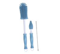HAPINARY Goupillon Rotatif En Silicone Pour Biberons Brosse De Nettoyage Multifonction Pour Biberons 360° Flexible Matériau En Silicone Alimentaire Et Pailles Ensemble Pratique Pour Bébé