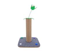 HAPINARY Griffoir Angle pour Chat avec Corde de Sisal Naturelle Poste à Griffer Vertical Compact Base Antidérapante Robuste Protège Meubles pour Chatons et Chats Moyens à Grands