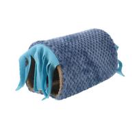 HAPINARY Hamster Tunnel et Nid Douillet Peluche Abri Confortable pour Cochons Hamsters et Chinchillas Refuge Chaud pour Jeux et Repos Hiver