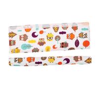 HAPINARY Housse en Coton pour Guidon de Poussette 2pcs, Protection Confortable et Antidérapante, Facile à Nettoyer, pour Balades Quotidiennes Bébé