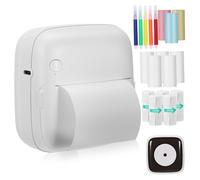 HAPINARY Imprimante Thermique De Poche sans Encre Mini-imprimante Portable Appareil Impression Autocollants Imprimante sans Fil