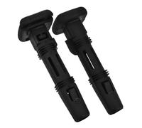 HAPINARY Inserts de Guide D'appuie-tête en Plastique pour Siège Auto, Modèle B, Diamètre 12,7 Mm, Système de Verrouillage Ajustable, Installation Facile, Lot de 2 Pièces pour Intérieur