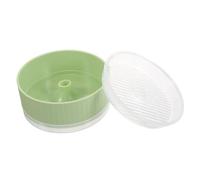 HAPINARY Jardinière Hydroponique pour Herbe à Chat sans Terre Récipient en Plastique Vert Jardinage Pratique pour Animaux De Compagnie Culture D'intérieur pour Chats