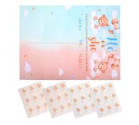 HAPINARY Jeu de Révélation du Bébé avec Autocollants de Vote et Affiche He ou She en Papier, Design Amusant pour Fêtes d'anniversaire et Shower