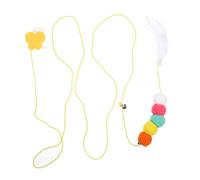 HAPINARY Jouet Élastique Suspendu pour Chats Accessoire Amusant pour Activité Santé des Félins Fixation par Ventouse pour Jouer Et Exercices à Domicile