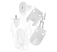 HAPINARY Kit D'accessoires pour Stores Enrouleurs Contrôle Facile Blanc en ABS et Fer, Pièces de Réparation Chaîne de Perles, Compatible Large pour Stores Roulants