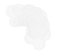 HAPINARY Kit de 6 Feuilles de Grille en Plastique Blanc Papillon, Accessoire Polyvalent pour Broderie et Tissage Net Complexe, Matériel de Bricolage Créatif