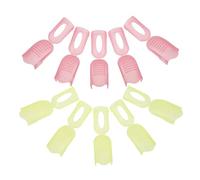 HAPINARY Kit de dissolvant de gel lot de 10 pièces clips pour enlever le vernis à coupe- réglable outil en plastique pour nail art dissolvant de vernis à en gel