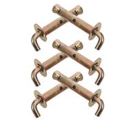 HAPINARY Kit de Fixation Mural pour Chauffe-Eau Électrique Comprenant 3 Lots de Crochets d'Expansion et Vis Robustes, Résistants la Corrosion, pour Salles de Bains et Environnements