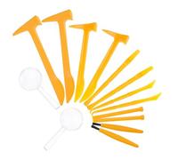 HAPINARY Kit de Fouille Pierres Précieuses pour Garçon Fille Creuser Éducatif DIY avec Loupe Outils Ergonomiques pour Activités Manuelles Garçon Fille Apprentissage Géologie et Archéologie