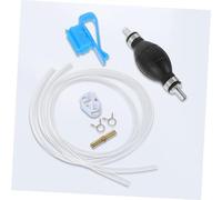 HAPINARY Kit de Pompe Manuelle à Huile avec Clapet Retour Tuyau Transfert Eau et Carburant Pompe Portable pour Essence Gasoil et Kérosène