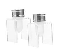 HAPINARY Kit De Rouge À Lèvres Élégant 2 tubes En Silicone Moules Faciles À Utiliser Pour Les Cosmétiques Faits Maison