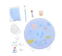 HAPINARY Kit D'empreintes de Bébé en Boue Portable et Sûr pour Conserver Souvenirs de Naissance Empreintes de Mains et Pieds