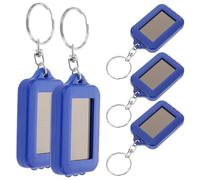 HAPINARY Lampe Torche Solaire Rechargeable Portable 5pcs Porte-clés LED pour Camping et Situations D'urgence, Plastique Léger et Design Élégant Extérieur