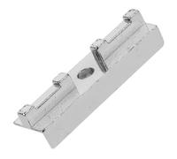 HAPINARY Loquet de Fenêtre en Alliage de Zinc Argenté 4.4X1.2X1.0Cm Gâche et Blocage pour Installation Facile sur Fenêtres Coulissantes et Battantes