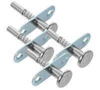 HAPINARY Lot 4 Loquets à Piston à Ressort en Acier pour Lit Berceau Goupilles de Verrouillage pour Lit Bébé Fixation Sécurisée Couleur Aléatoire