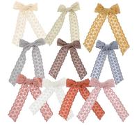 HAPINARY Lot De 10 Jolies Pinces À Cheveux Avec Nœud En Ruban Pour Femme Et Fille Idéales Pour Un Bal Un Banquet Ou Comme Accessoire Décoratif