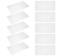 HAPINARY Lot de 10 Protections Anti-Dispersion en PVC Transparent pour Cage Petits Animaux Montage Flexible, Doublure Latérale pour Lapins et Cochons D’Inde en Voyage ou Habitat
