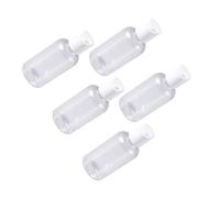 HAPINARY Lot de 15 Bouteilles de Voyage Rechargeables 75ml Format Compact Plastique Solide Multi-usages pour Shampoing Lotion Nettoyant Visage Utilisation Vacances Sport Couleur Aléatoire