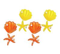 HAPINARY Lot De 16 Pinces À Cheveux En Forme De Créatures De L'Océan, Style Sirène, Coquillages, Accessoires Pour Cheveux De Sirène, Accessoires Pour Cheveux De Filles, Pinces À