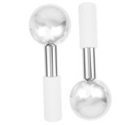 HAPINARY Lot De 2 Boules De Glace Pour Massage Du Visage Rouleaux De Beauté Thérapie Par Le Froid Soins De La Peau