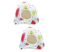 HAPINARY Lot De 2 Cachettes Chaudes en Coton pour Hamster, pour Petit Animal, Lit De Couchage pour Hamster, pour Chinchilla, pour Petit Animal