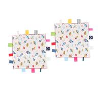 HAPINARY Lot De 2 Doudous Pour Bébé, Serviette Apaisante Pour Nouveau-Né, Petite Couverture Apaisante Pour Bébé, Serviette Pour Enfants, Serviette De Salive Pour Nourrissons, Jouets De