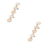 HAPINARY Lot De 2 Échelles en Bois pour Chinchilla Jouet À Plusieurs Niveaux pour Hamster Accessoire Décoratif pour Cage