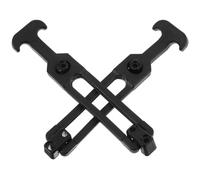 HAPINARY Lot de 2 Moraillons à Poignée en T en Caoutchouc, Loquets Élastiques Flexibles pour Boîte à Outils et Chariots, Résistants aux Intempéries, Gain D’Espace Considérable