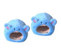 HAPINARY Lot De 2 Nids Doux Et Chauds pour Hamster en Tissu Confortable pour Cochon Dinde Nid Multifonctionnel pour Canapé