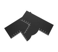 HAPINARY Lot De 2 Outils De Coiffure Avec Gabarit Guide De Barbe Et Indicateurs Pour L'Alignement Des Cheveux Et La Ligne Des Cheveux Noir