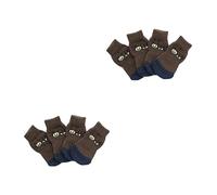HAPINARY Lot De 2 Paires De Chaussettes pour Chiots Et Chats en Coton Motif Dessin Animé Taille S 4 Pièces X 2