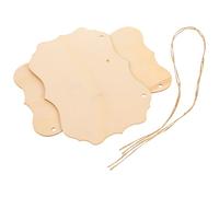 HAPINARY Lot de 2 Plaques en Bois Non Traité pour Décoration Mariage, Artisanat du Bois Peinture et Gravure, Matériau Synthétique, Style Simple et Élégant pour Projets Créatifs