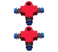 HAPINARY Lot de 2 rallonges de durite de frein : raccord en T pour durite de frein de moto - Adaptateur à compression pour mise à niveau de la de à disque hydraulique