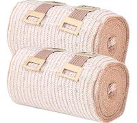 HAPINARY Lot De 2 Rouleaux De Bandages Élastiques Pour Le Sport, Bandages Pour Les Jambes, Bandages Pour Les Pieds, Bandages Pour La Tête Et Le Mollet, Bandages En Coton Pour La
